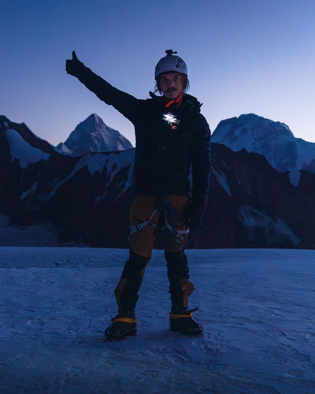 Ioan on top of Gondogoro La