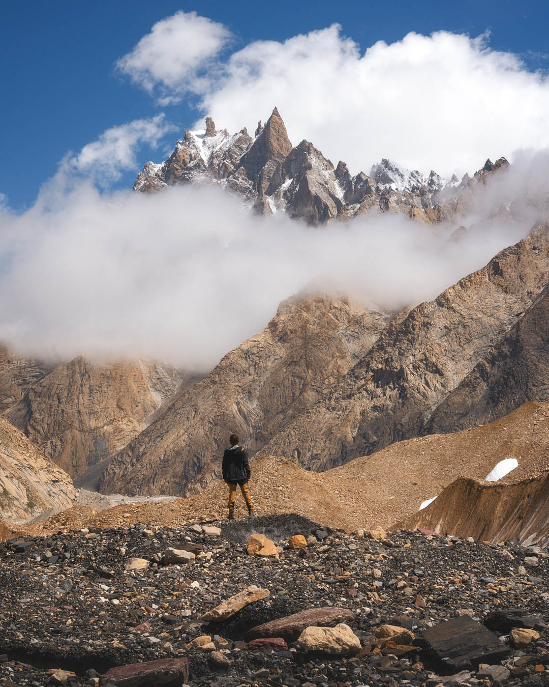 On expedition in Karakorum